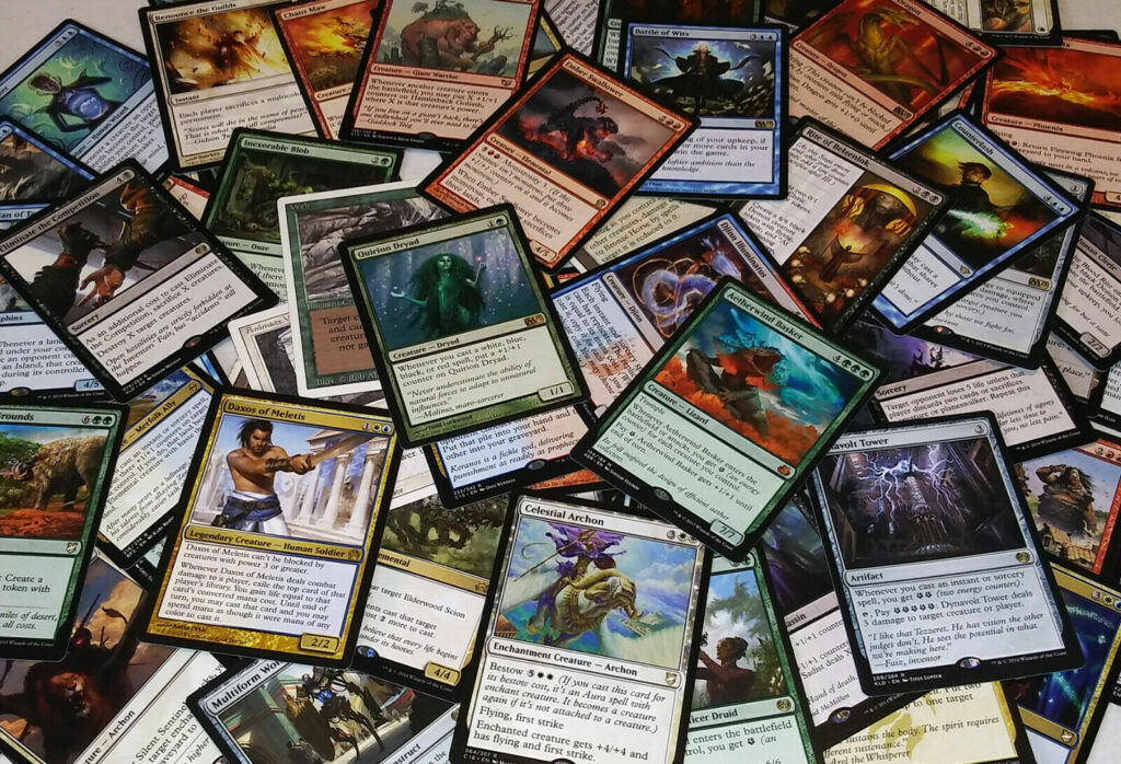 Photos d'un Tas de Cartes Magic