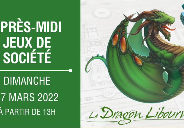 Affiche Jeux de Société du Dragon Libournais