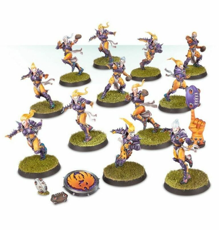 Photo d'une Equipe d'elfe Blood Bowl