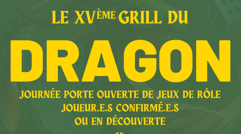 Affiche Grill du Dragon Libournais
