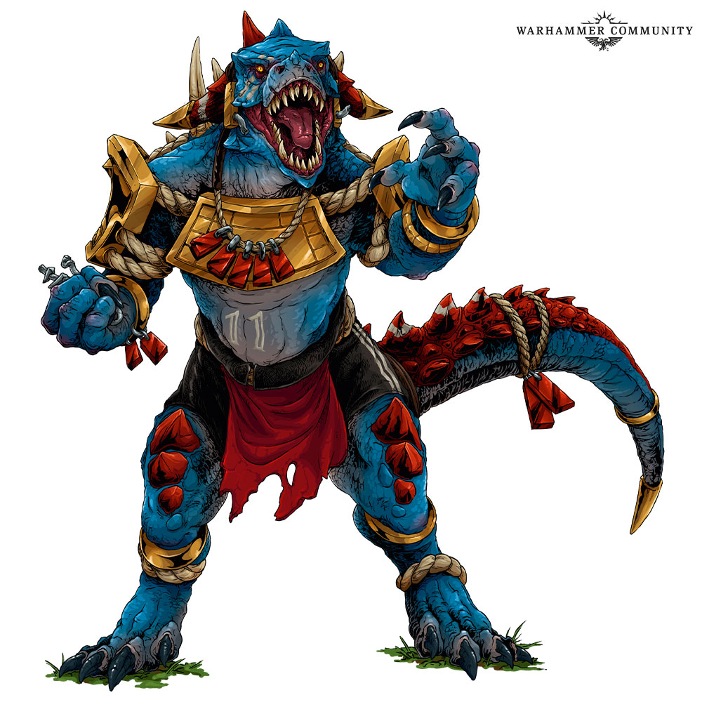 Homme lézard Blood Bowl