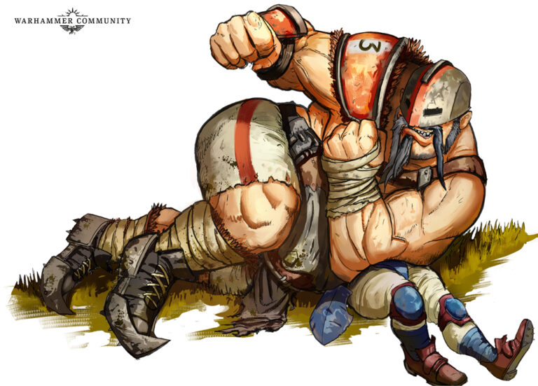 Illustration d'Ogre Blood Bowl