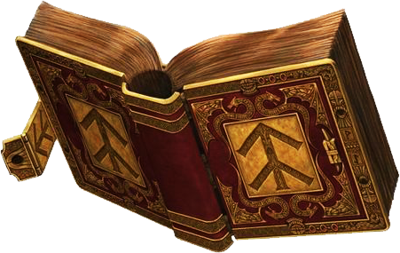 Illustration d'un livre de règlement de la ligue de blood bowl du dragon libournais