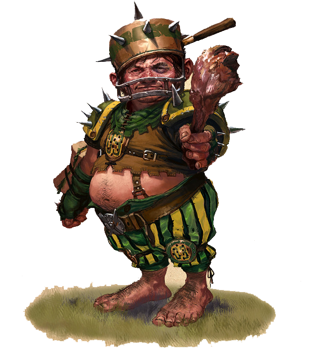 illustration de Halfeling de la ligue de Blood Bowl du Dragon Libournais