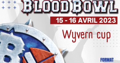 Affiche de la Wyvern Cup le tournois de Blood Bowl du Dragon Libournais