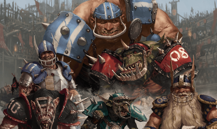 Illustrations d'équipe de la ligue de Blood Bowl du Dragon Libournais